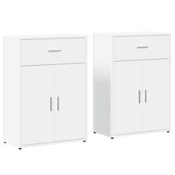 Helloshop26 - Buffet bahut commode armoire meuble de rangement organisateur cuisine salle de séjour salons lot de 2 60 x 30 x 84 cm 02_0036672 - 3000_0
