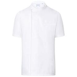 KARLOWSKY - Veste de cuisine homme manches courtes à enfiler - Blanc XS - 65% Polyester, 35% Coton - 200g/m²_0