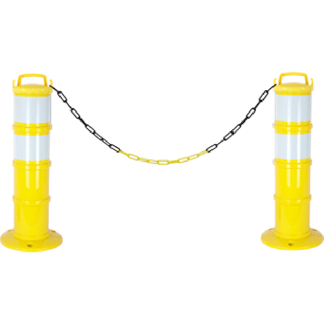 Kit balises modulables de signalisation 2 bandes rétroréfléchissantes classe 1 - BLS1PPJN2BC-NV01/K_0