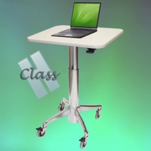 Laptop Education Table Cart H Class - Chariot informatique médical réglable en hauteur - ErgonoFlex - 18,14 kg_0