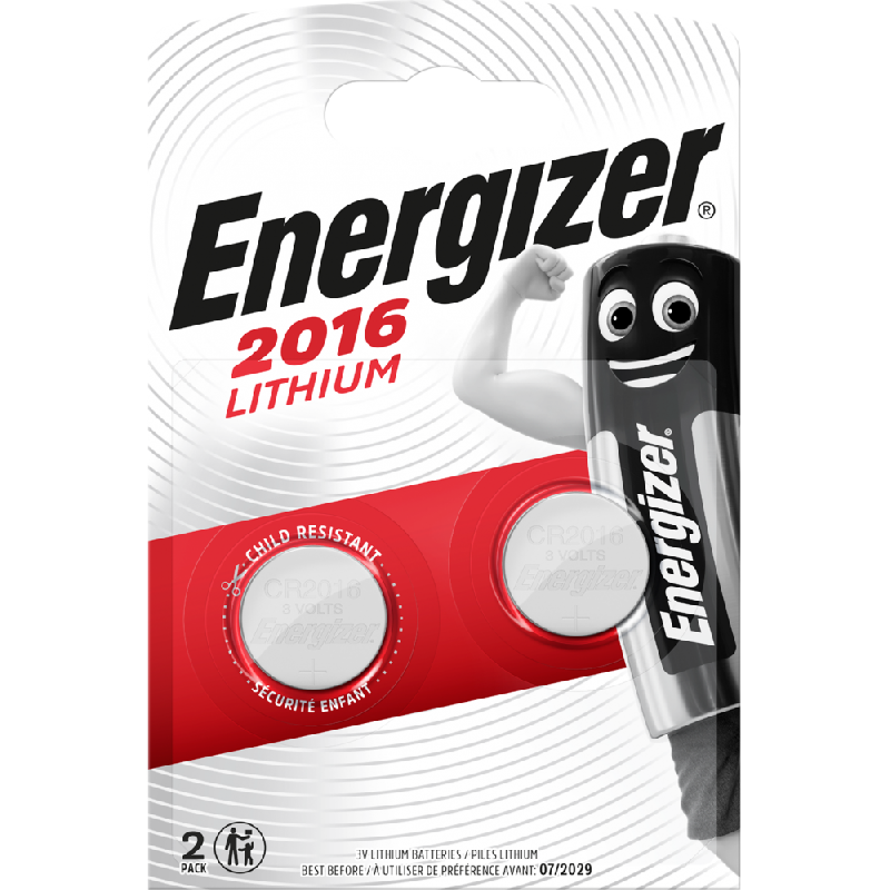 Lot de 2 piles bouton cr2016/dl2016, 3 v, ENERGIZER_0