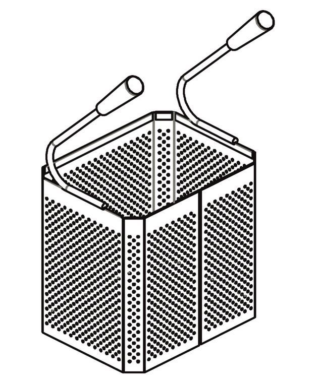 Panier pour cuiseur à pâtes 900 - 220x150x240 mm - 7178.9090_0