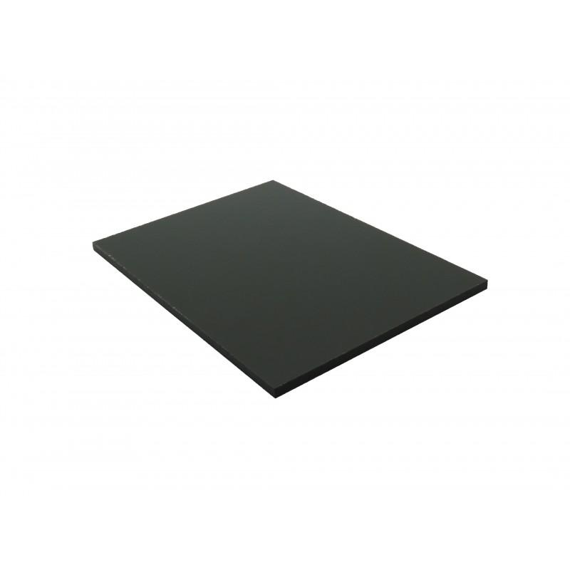 Panneau de bardage stratifié HPL compact - Gris anthracite - 6 mm d'épaisseur, 130 cm x 61 cm - Surface 0,79 m²_0
