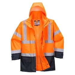 Portwest - Parka de travail bicolore 5 en 1 EXECUTIVE Orange / Bleu Marine Taille 2XL - XXL orange 5036108189984_0