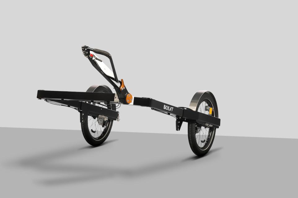 Remorque vélo avec système de levage breveté, idéale pour le transport de palettes jusqu'à 200?kg - BicyLift_0