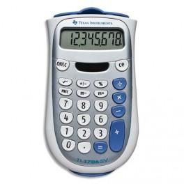 TEXAS INSTRUMENT CALCULATRICE 8 CHIFFRES TI 706SV ALIMENTATION MIXTE/COUVERCLE DE PROTECTION