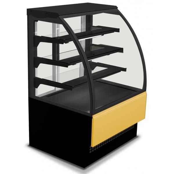 Vitrine réfrigérée pour pâtisserie 90 cm - Synergies - Froid ventilé et vitre bombée_0