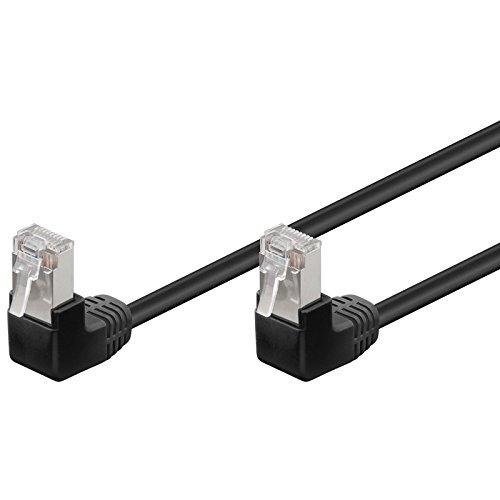 Wentronic 96077 - Câble réseau RJ45 Cat5e 0,5m noir - Blindage F/UTP (FTP)_0