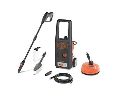 BLACK+DECKER BXPW1500PE - Nettoyeur haute pression noir/orange - 120 bars - 390 l/h - Compact et léger_0