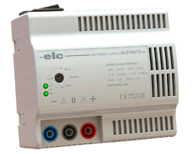 ALF1501D - Alimentation symétrique multi-tensions 30W ±15V / 1A avec bornes de sécurité 4 mm_0