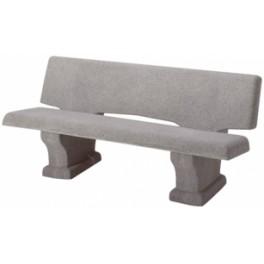 Banc public en béton armé - assise 45x45 cm - coloris variés - dimensions 175x76x72 cm - option antigrafitti_0