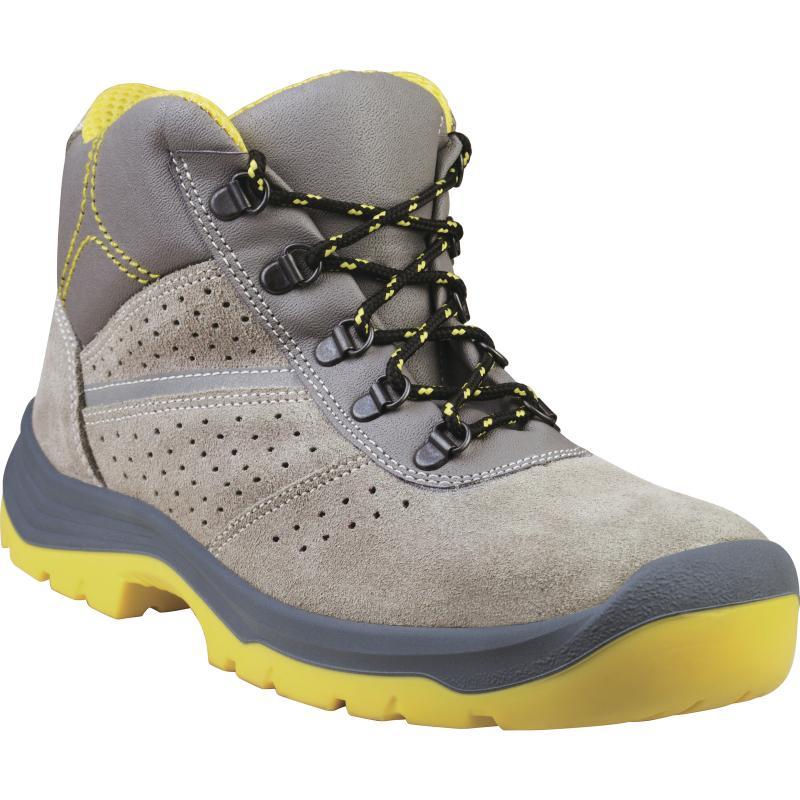 Chaussures de sécurité montantes - Croûte de cuir velours perforée - Tangara2S1P_0
