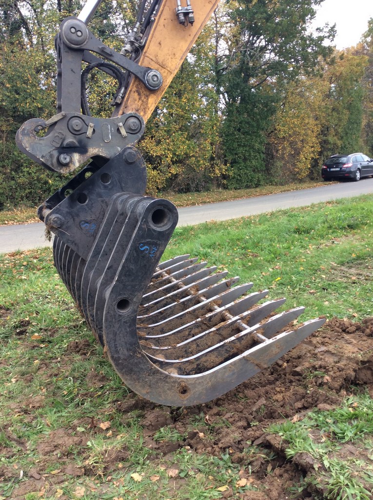 Fléco forestier godet râteau pour pelle de 13 à 24 tonnes_0