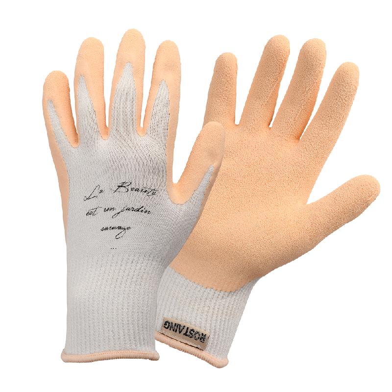 Gants multiusage ROSTAING - Taille 8 - Parfumés aux huiles essentielles d'eucalyptus - Étanches en paume et confortables_0