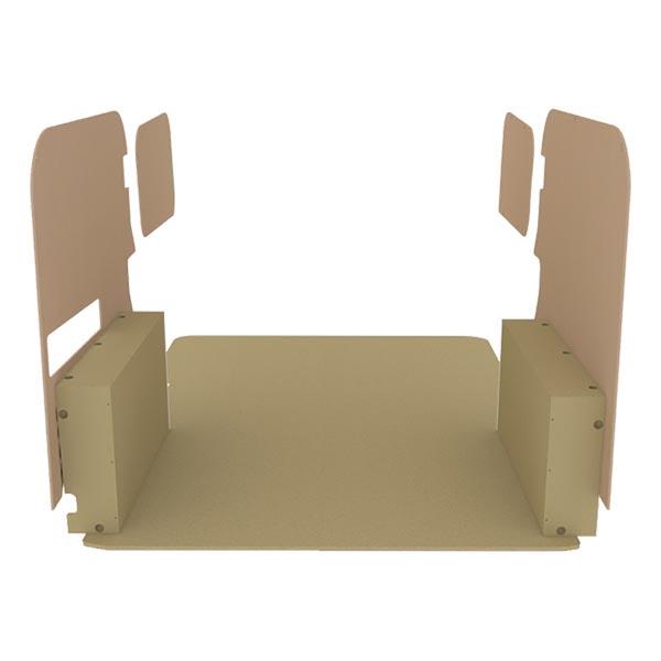 Habillage bois natural K2 aggloméré + MDF / Portes arrière incluses_0