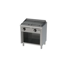 HR FAINCA Barbecue Serie 600 Sur Placard - 800X600X947 - 19,51Kw  B6008E - Acier inoxydable 18/10 B6008E_0