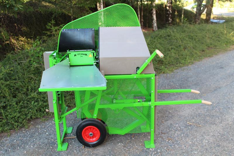 Broyeur de végétaux manuel - Fabrication française - Lame 300 mm en acier spécial - Réglable et pliable_0