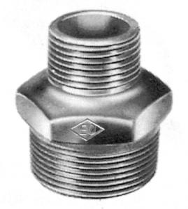 Mamelon réduit MM à visser - Fonte malléable noire FIG245 - Norme NF EN 10242 et étanchéité 7 bars_0