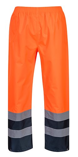 Pantalon hi-vis bicolore orange S486 - XXL - bandes réfléchissantes - imperméable avec coutures étanchées_0