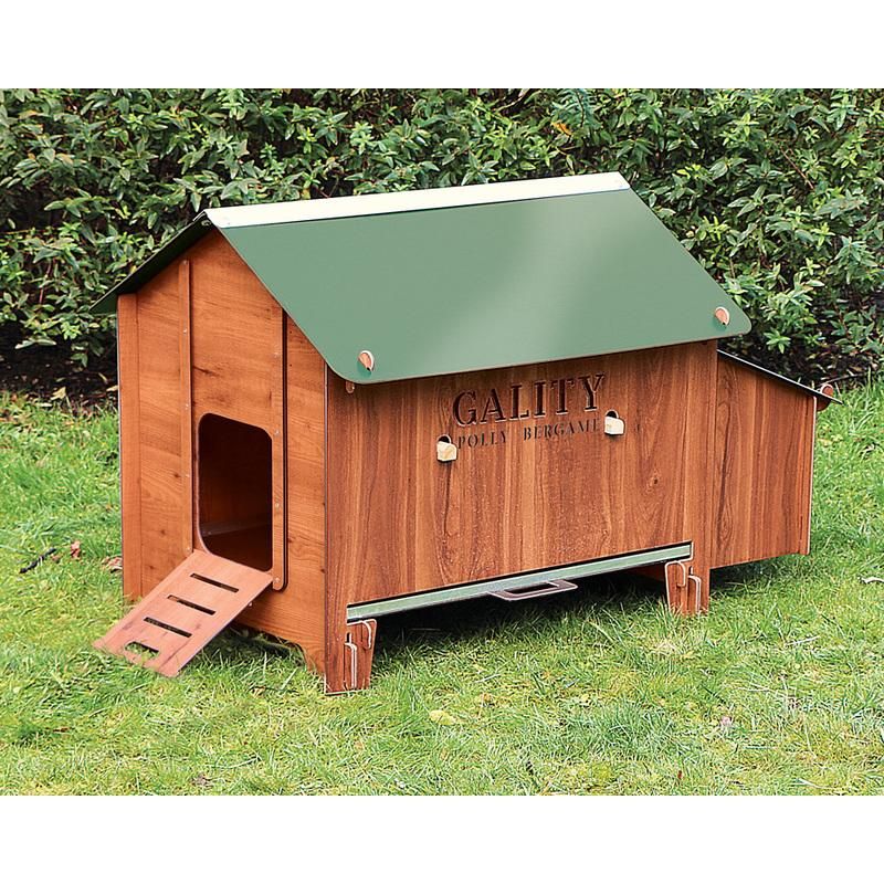 Poulailler Compact Chico 80 De 1 à 4 Poules Bois Douglas Couleur