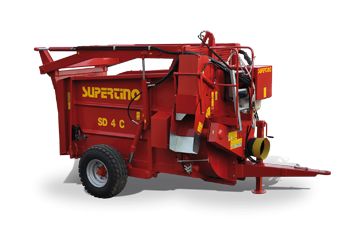 Sd 4C - SD6 C Pailleuse Agricole Supertino - Capacité 4 m3 / 6 m3 - Distance de paillage 18 m_0