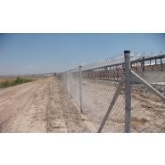 Souple - grille de chantier - te-fence - clôture de chantier à grillage simple ou double torsion_0