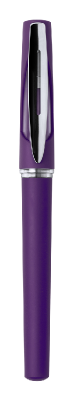 Stylo roller en plastique - encre bleue - couleur violet - 12 gr_0