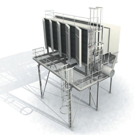 Système de filtration d'air auto-nettoyant ASC - compact et révolutionnaire pour turbines à gaz_0