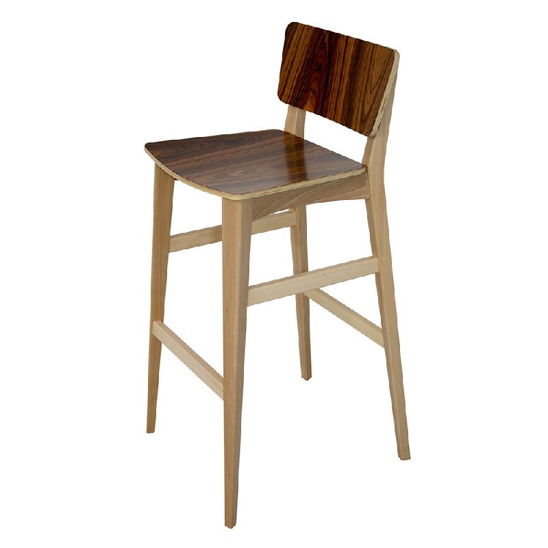 Tabouret de restaurant Sixties - Design rétro - Dimensions THD SIXTIES ABDB_0