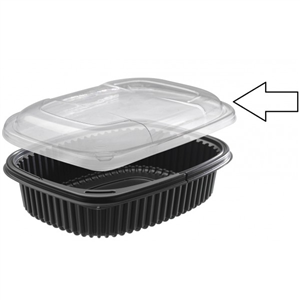 20 COUVERCLES TRANSLUCIDE BOITES MICRO ONDES JETABLES 400 / 600 ML