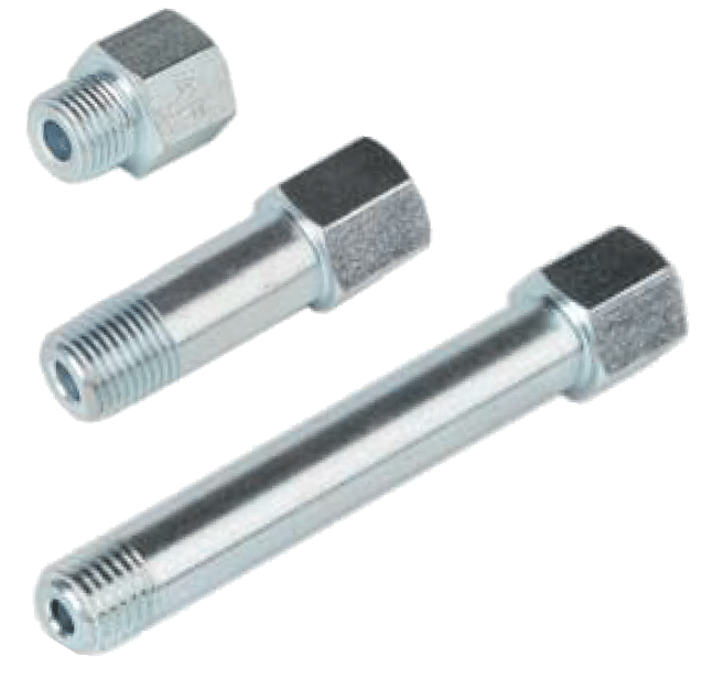 Adaptateur mâle-femelle droit - 23 , 12 , 11 , M10X100 CO , F10X100 , 13_0