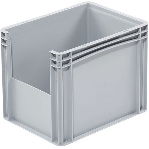 BAC GERBABLE NORME EUROPE À OUVERTURE FRONTRALE - 30 L - BEKUPLAST