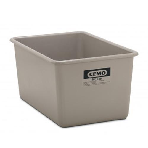 Bac PFV gris 400 litres - Résistant aux huiles, fioul, gasoil et produits chimiques - CEMO - Référence 1162_0