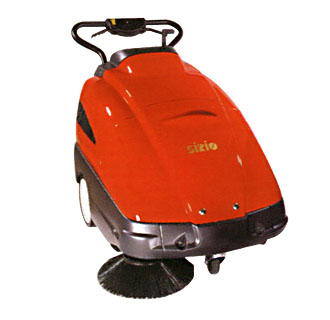 Balayeuse accompagnée Sirio - 50 cm - largeur totale de travail 70 cm - bac 50L avec décolmatage motorisé_0