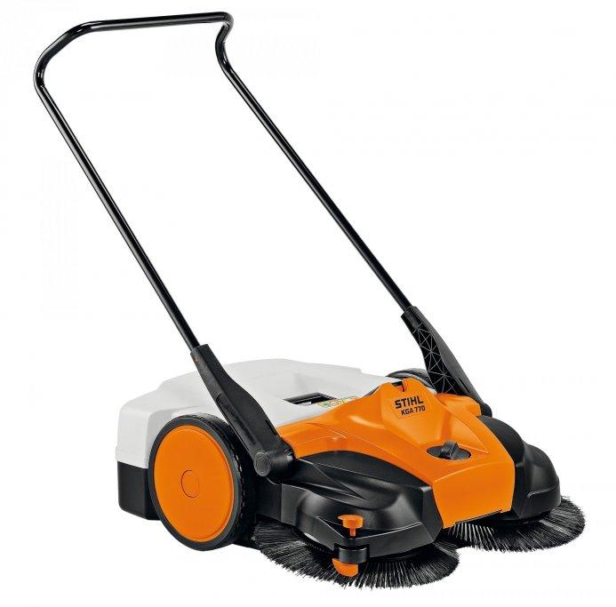 Balayeuse mécanique à batterie KGA 770 - grande capacité 50L - largeur 77cm - compatible batteries STIHL AP/AR_0