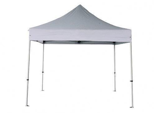 Barnum pliant semi-pro30 3x3m blanc - structure acier, toile imperméable 320g/m² et housse de transport_0