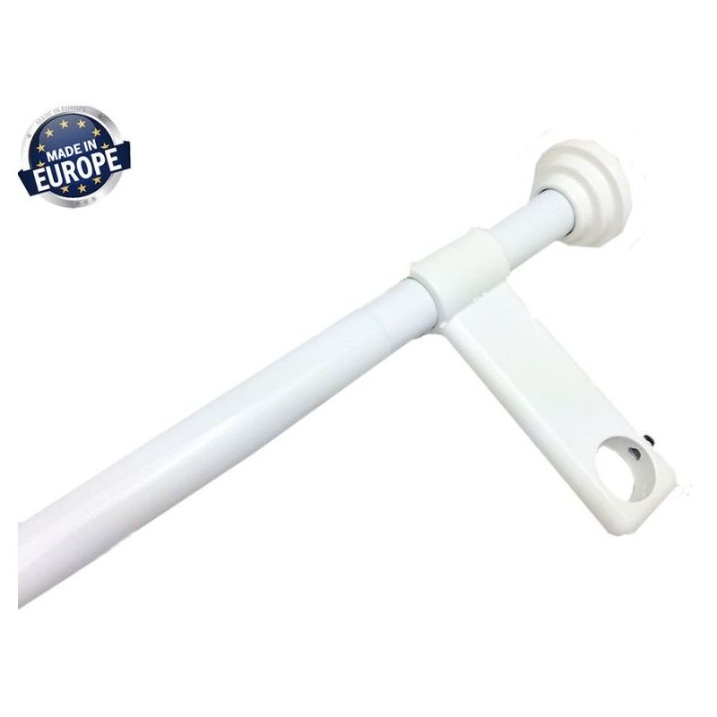Secodir 1 Barre Telescopique Du Sol Au Plafond Sans Percage De 2m A 3m Coloris Blanc Laque Blanc Laque Comparer Les Prix De Secodir 1 Barre Telescopique Du