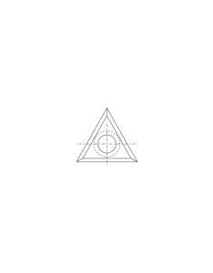 BOITE DE 10 PLAQUETTES TRIANGLE 22 X 22 X 2  (PRIX DE LA BOITE DE 10)