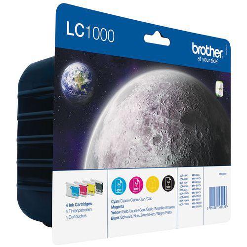 CARTOUCHE D'ENCRE LC-1000 - CMJN - BROTHER