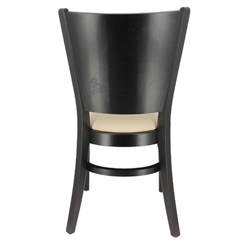 Chaise restaurant Régina marron foncé - BEIGE_0