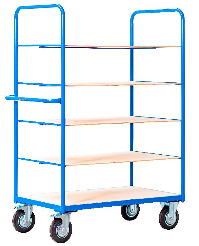Chariot haut avec 5 étagères multiplex capacité 500 kg MW Tools SHH500_0