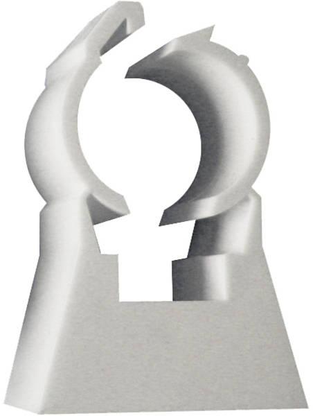 Collier blanc tub-ring simple 16mm pour tubes multicouches boîte de 100 - ING FIXATIONS - a315110 - 646204_0