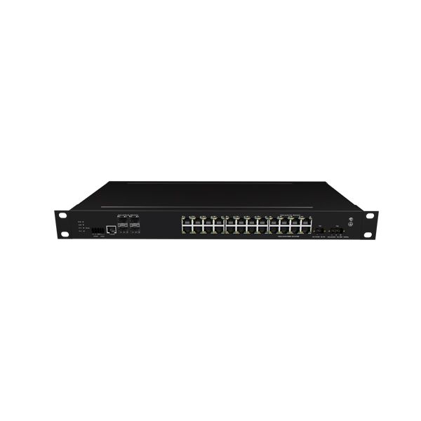 Commutateurs - switch - JHA - 4 1000Base-X SFP slots et 24 10/100/1000Base-T (X) - MIGS424P - Managed Industrial PoE_0