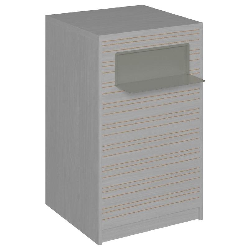 Comptoir Vertigo H T04 naturel solo L60cm 1 tabl.Couliss.2tabl.Amovibles noyercl_0