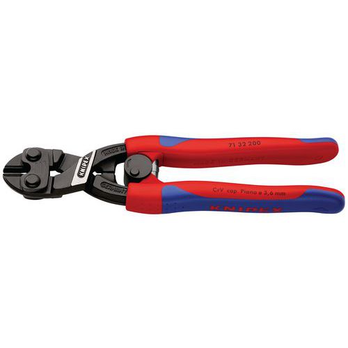 COUPE BOULONS COBOLT® TRANCHANT AJOURÉ 200MM - GAINAGE BI-MATIÈRE - KNIPEX