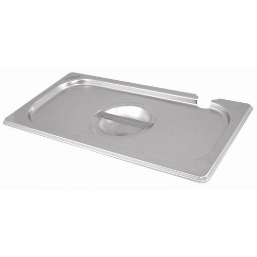 COUVERCLE AVEC ENCOCHE POUR BAC GN 1/1 EN INOX 18/0 VOGUE