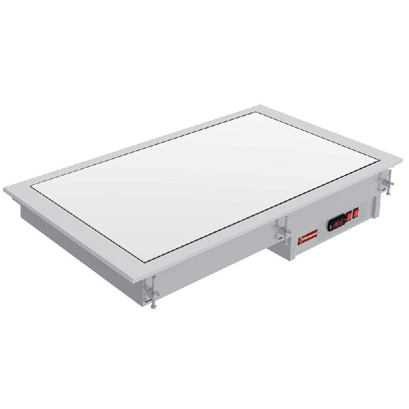 Diamond - Élément vitrocéramique blanche 4 x GN 1/1 - réf. IN/VCX15-PWT - gris inox AKS-IN/VCX15-PWT_0