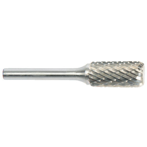 FRAISE LIME ROTATIVE CARBURE CYLINDRIQUE À RAYON Ø TÊTE 8 MM, Ø QUEUE 6 MM, TAILLE DOUBLE FANOCARB - OTELO