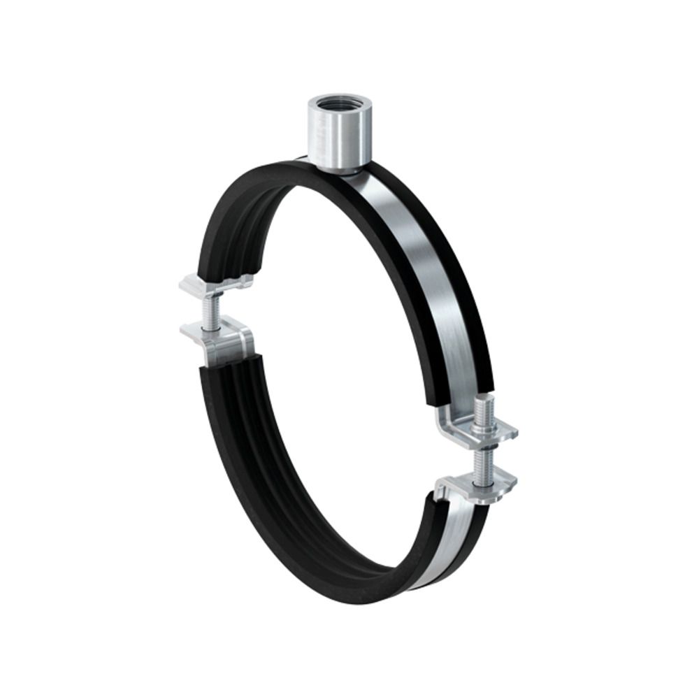Collier de fixation isophonique série lourde FRSM - inch - Fischer - double filetage en acier galvanisé_0