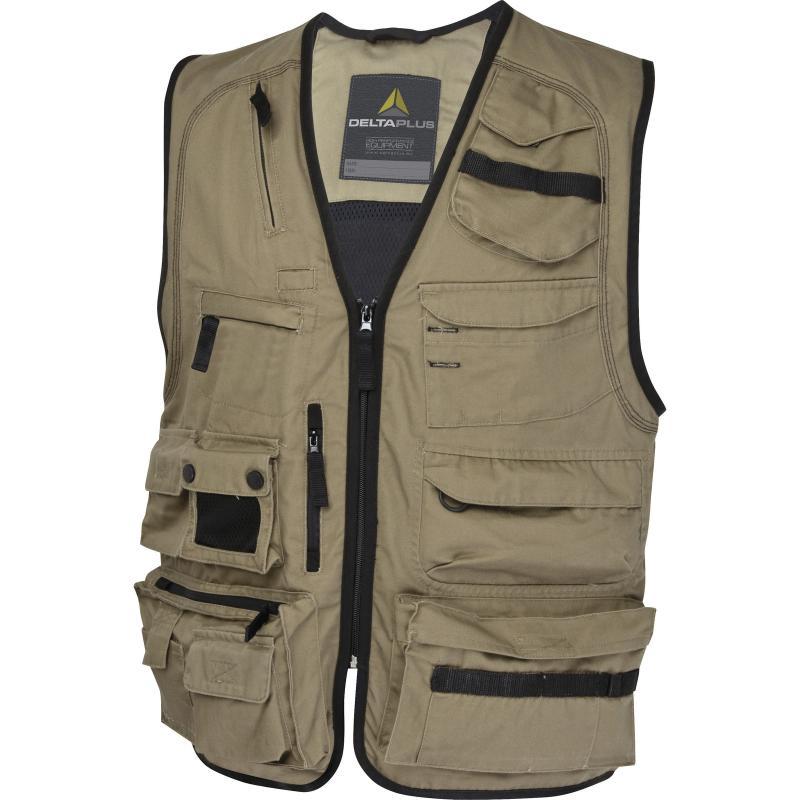 Gilet de travail mach spring en polyester coton - msgil_0